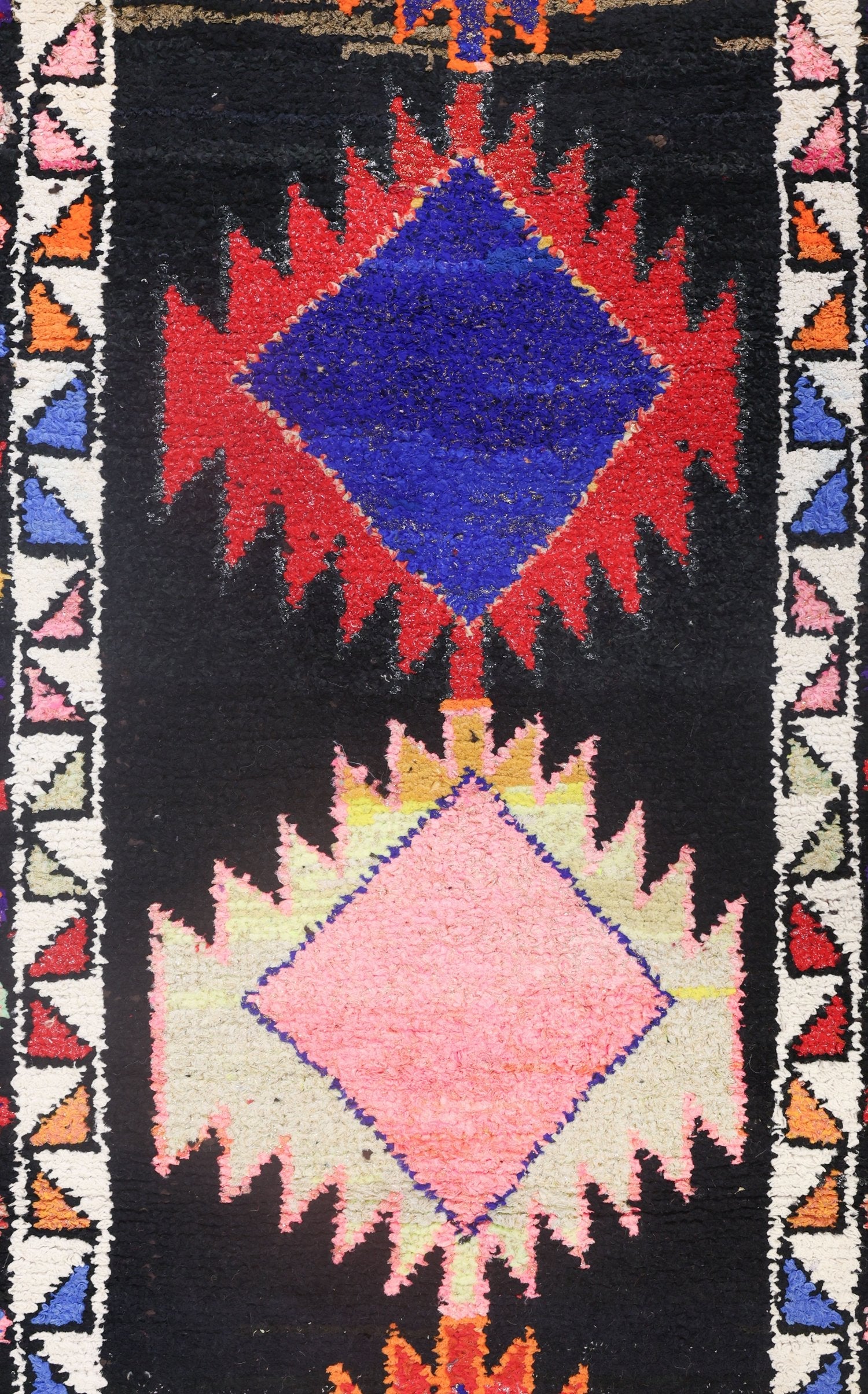 Vintage Herki Handwoven Tribal Rug, J71050