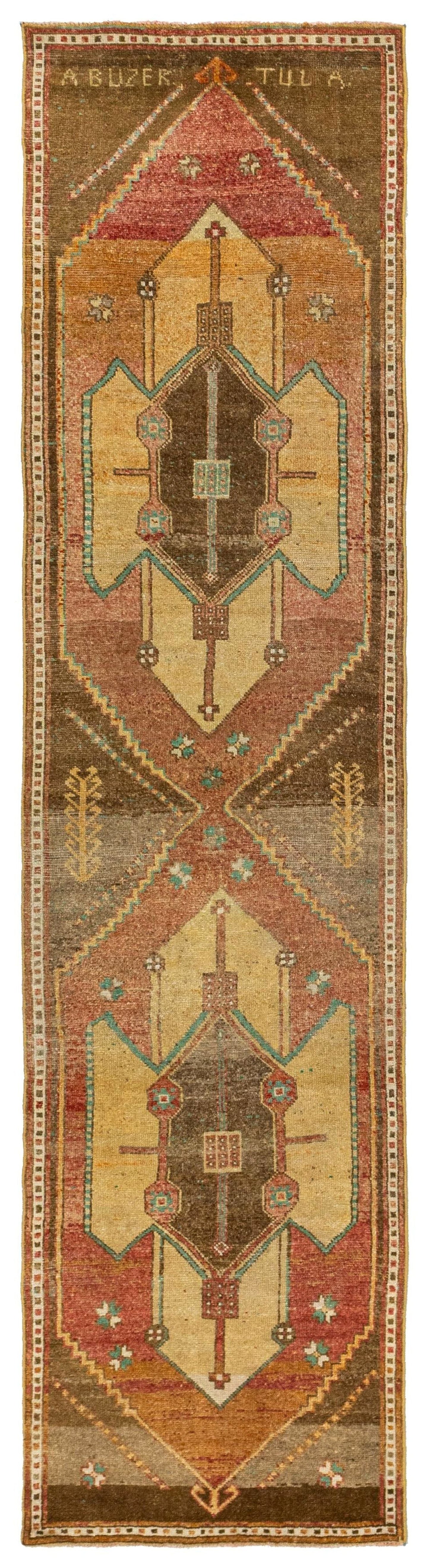 Vintage Herki Handwoven Tribal Rug