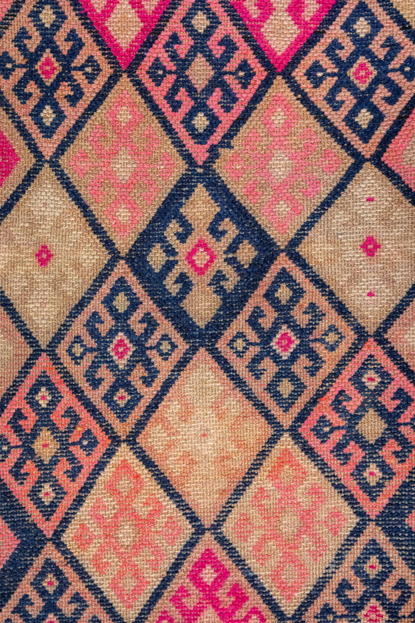 Vintage Herki Handwoven Tribal Rug, T88612