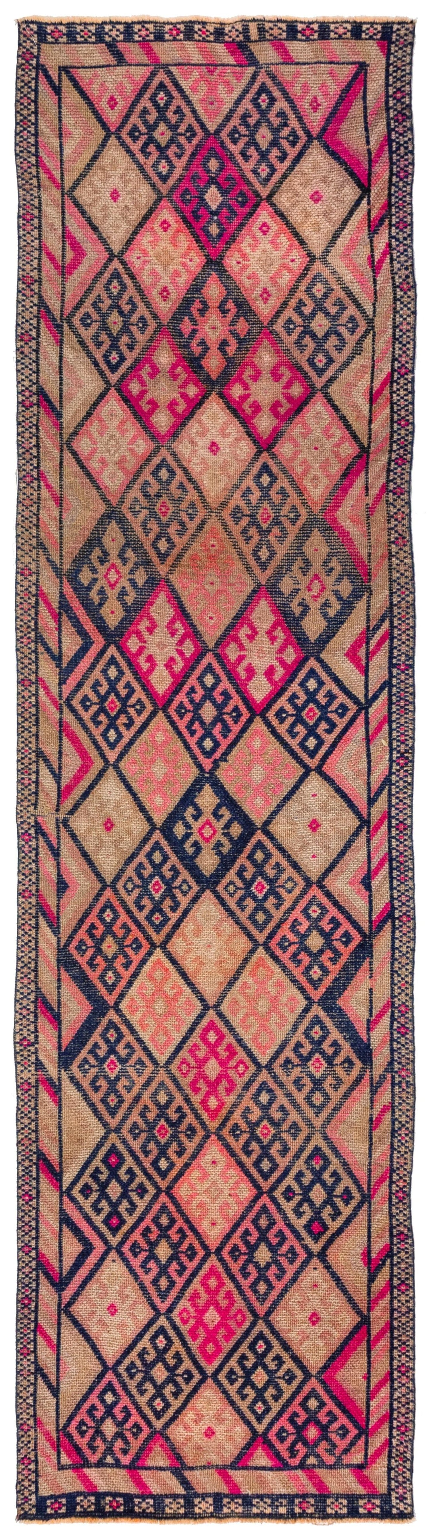 Vintage Herki Handwoven Tribal Rug