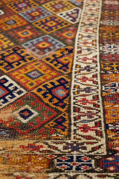 Vintage Jaf Kurd Handwoven Tribal Rug, J88212