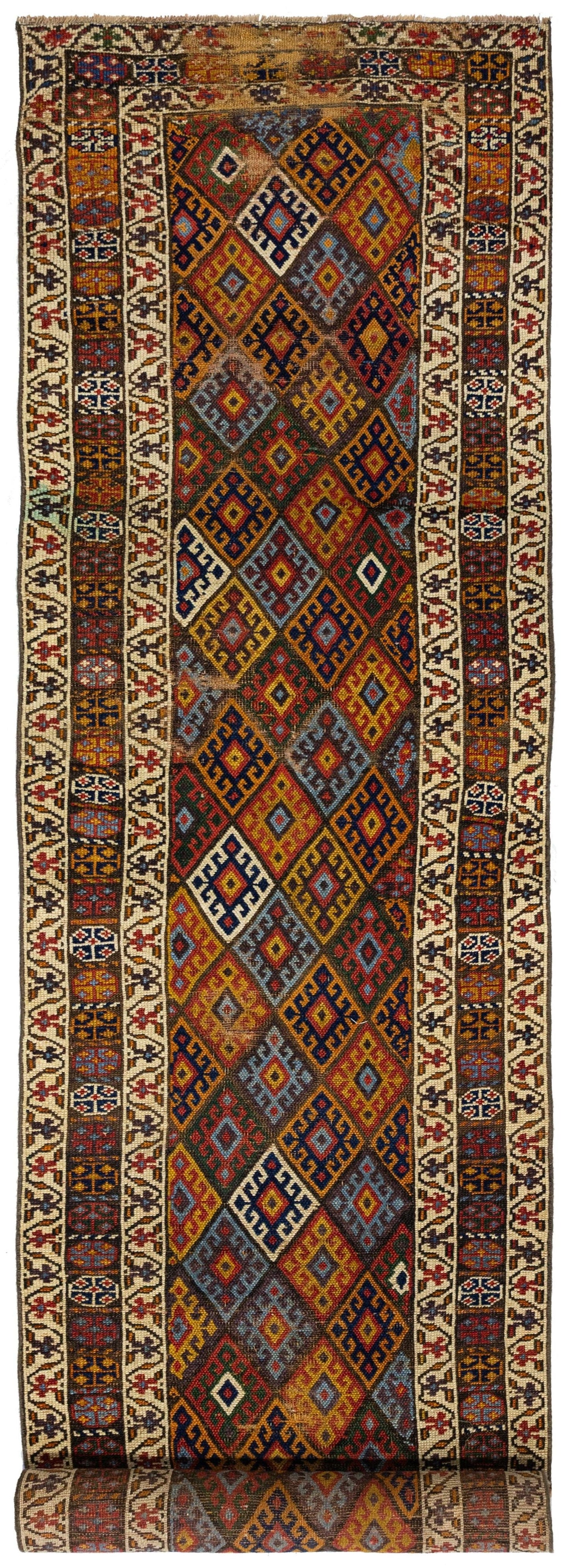Vintage Jaf Kurd Handwoven Tribal Rug