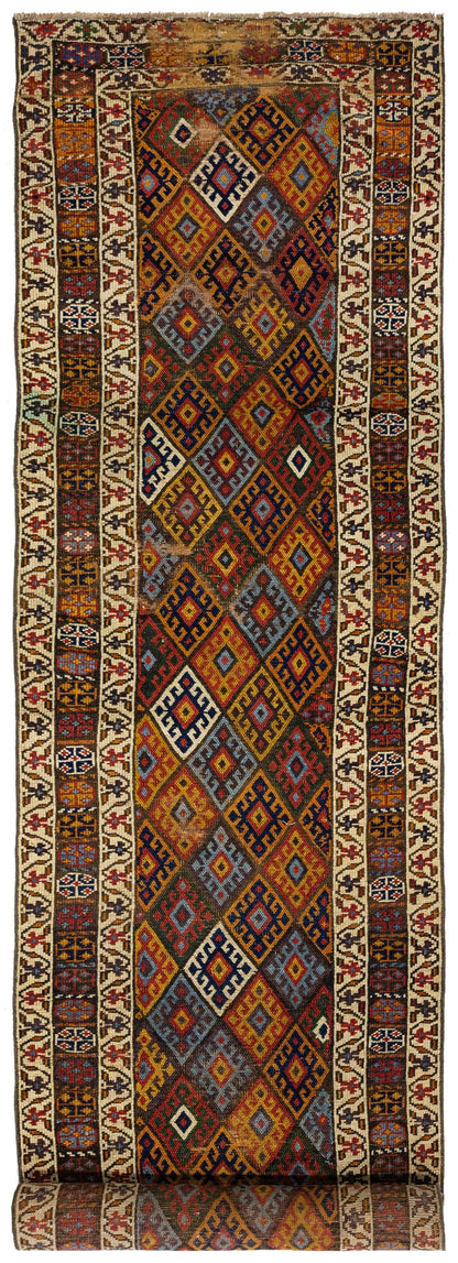 Vintage Jaf Kurd Handwoven Tribal Rug