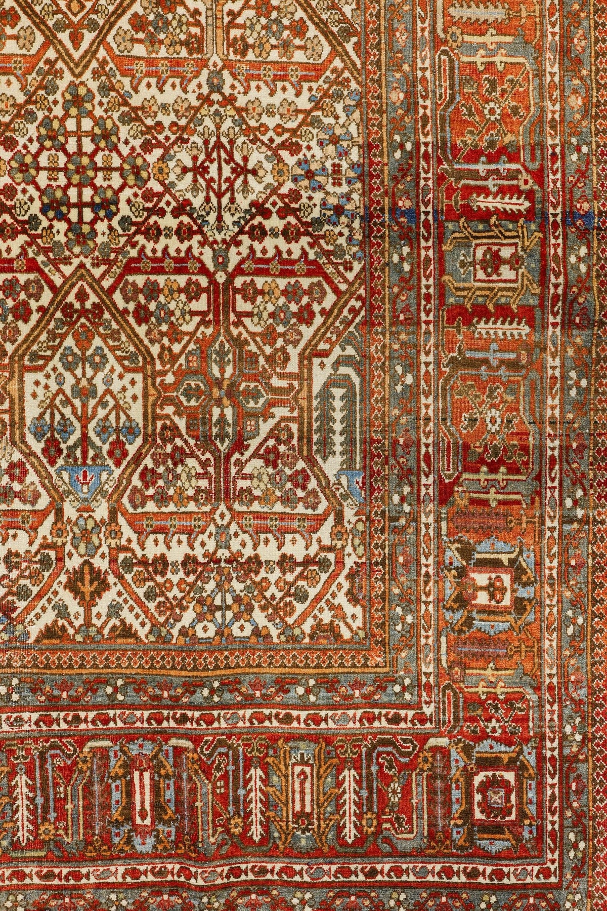 Vintage Joshaqan Handwoven Tribal Rug, J79402