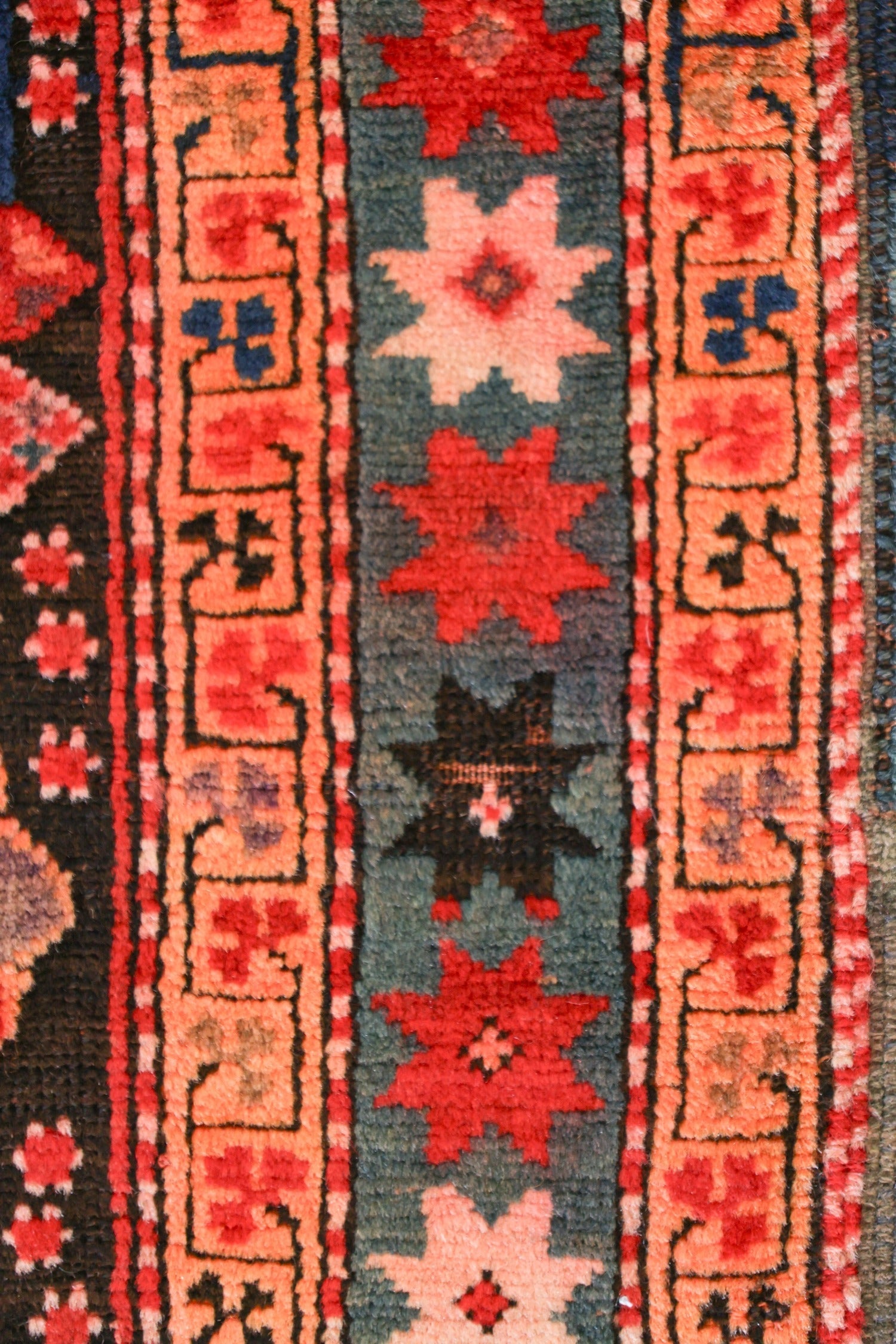 Vintage Karabagh Handwoven Tribal Rug, J71131