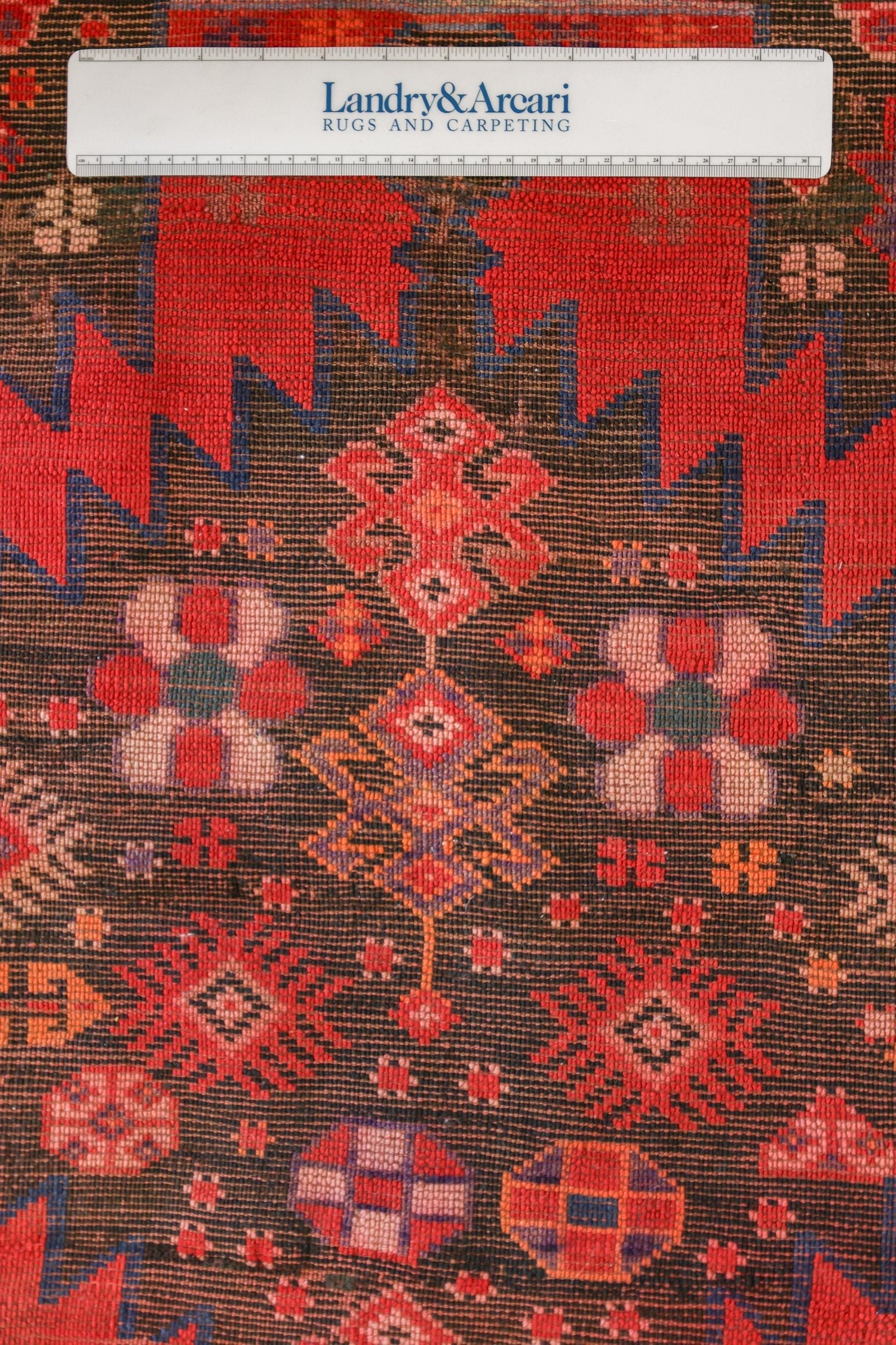 Vintage Karabagh Handwoven Tribal Rug, J71131