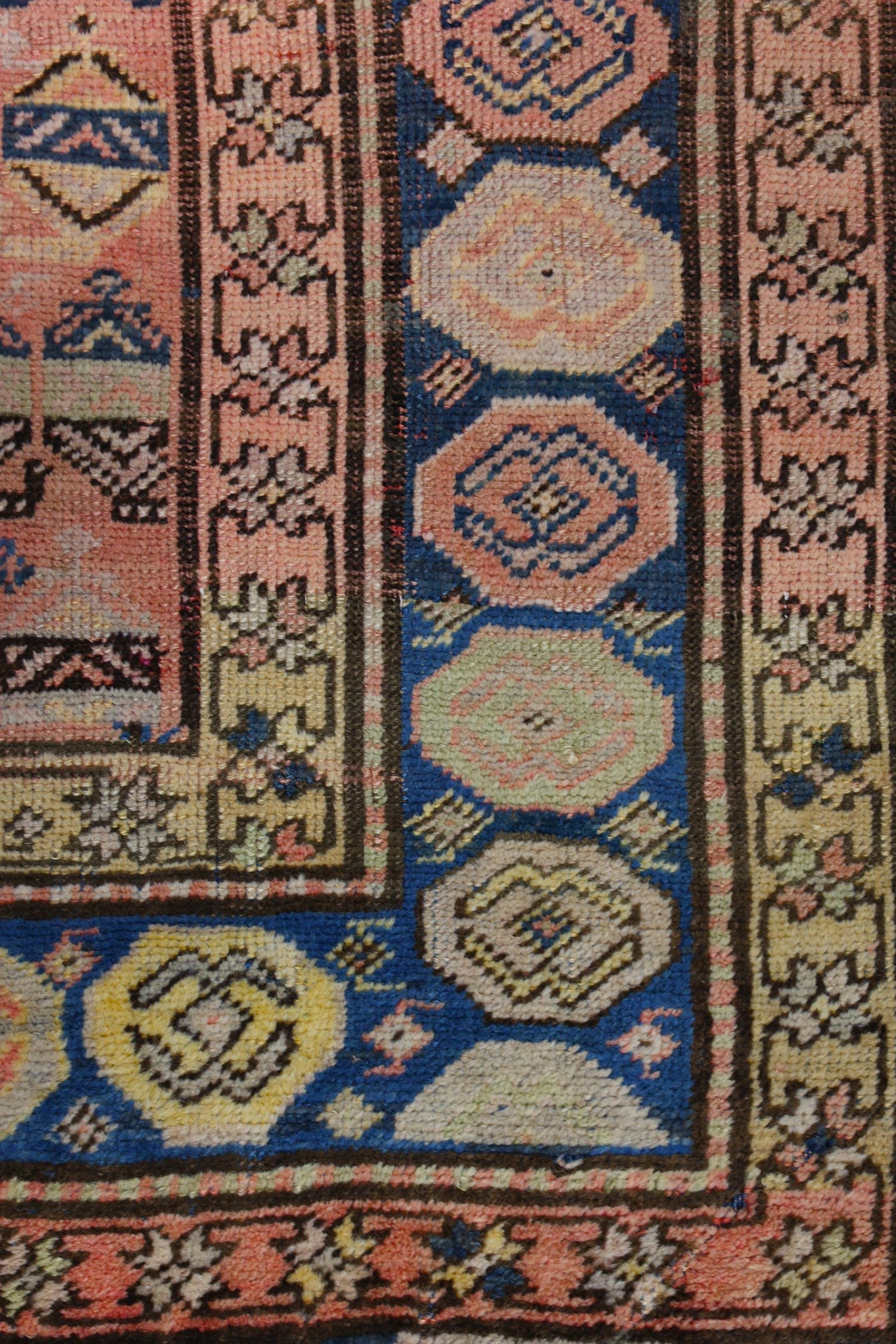 Vintage Karabagh Handwoven Tribal Rug, J71252
