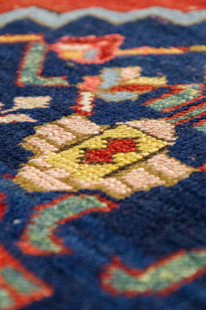 Antique Karabagh Handwoven Tribal Rug, J87299