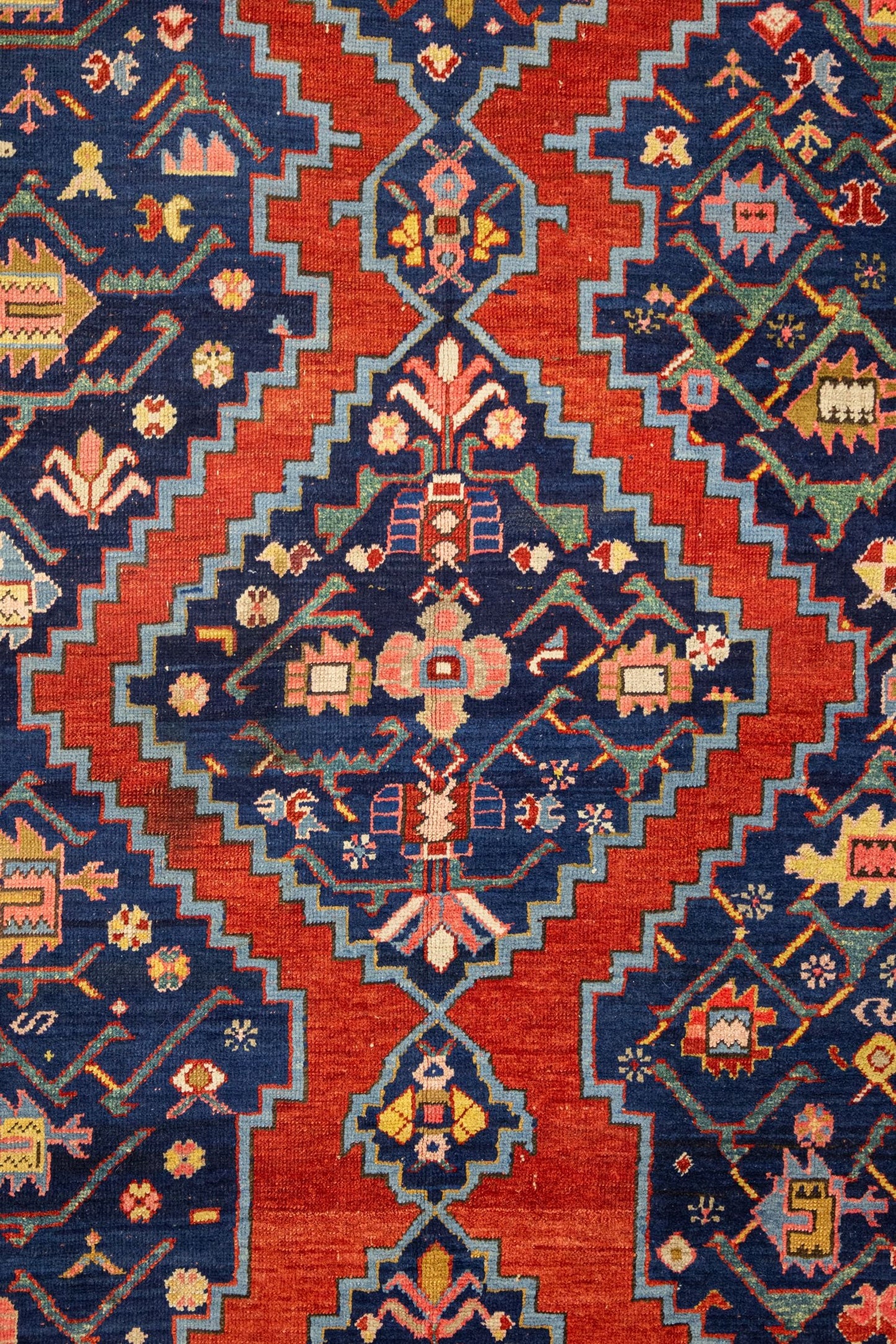 Antique Karabagh Handwoven Tribal Rug, J87299