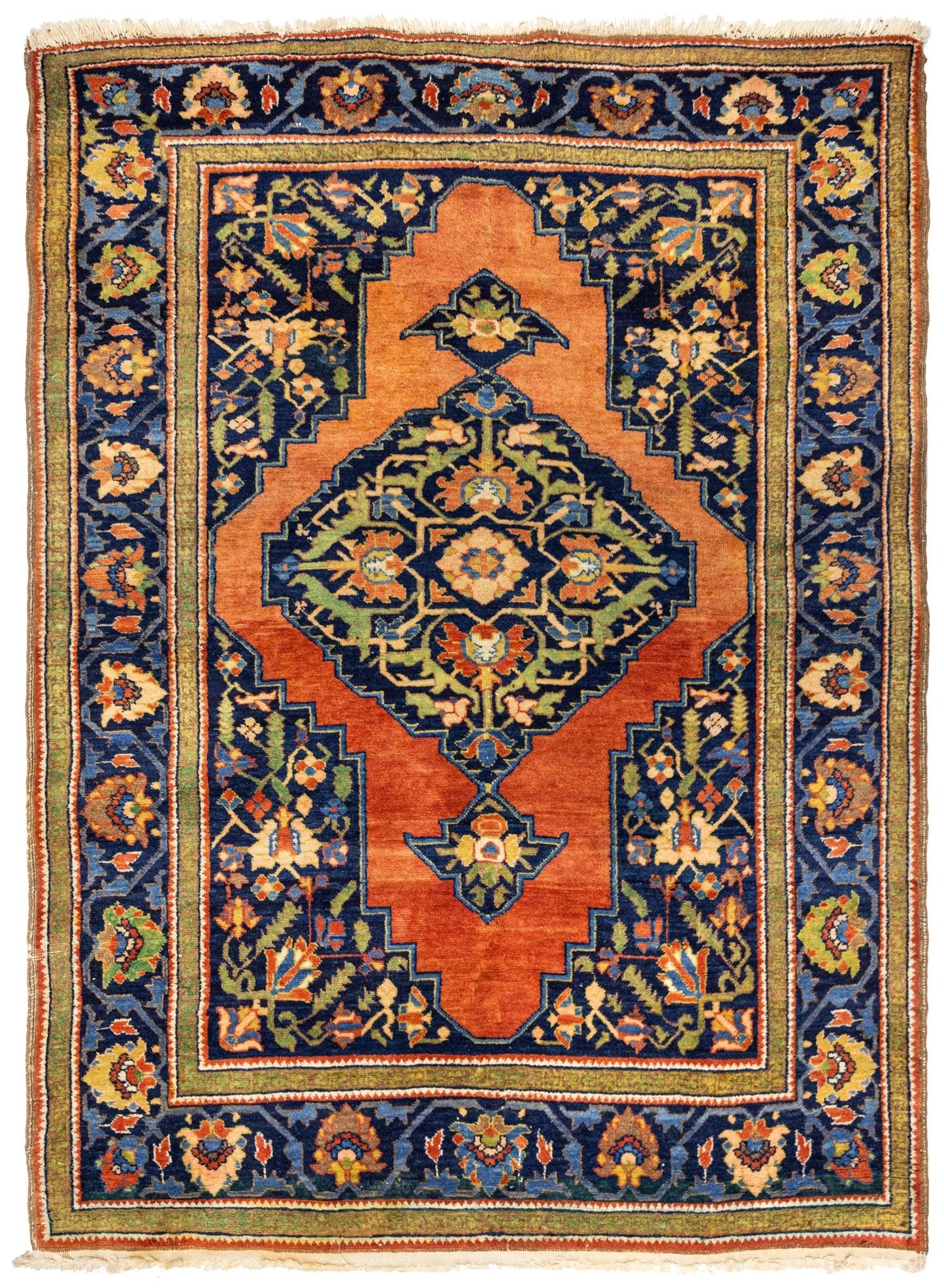 Antique Karabagh Handwoven Tribal Rug