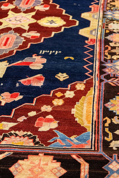 Vintage Karabagh Handwoven Tribal Rug, J87320