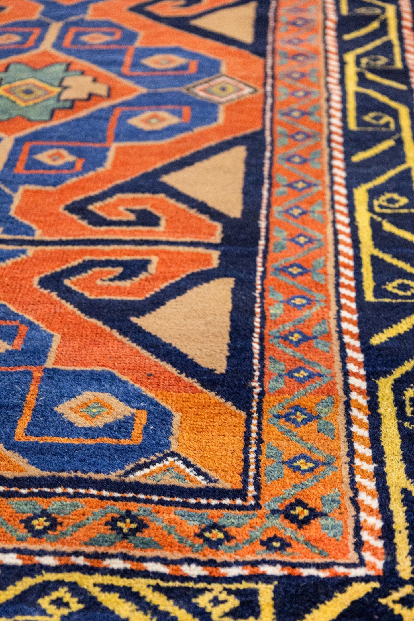 Antique Karabagh Handwoven Tribal Rug, J87346
