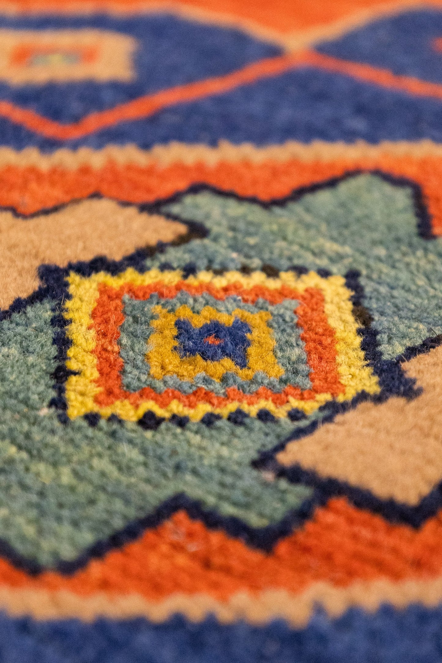 Antique Karabagh Handwoven Tribal Rug, J87346
