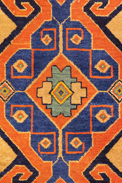 Antique Karabagh Handwoven Tribal Rug, J87346