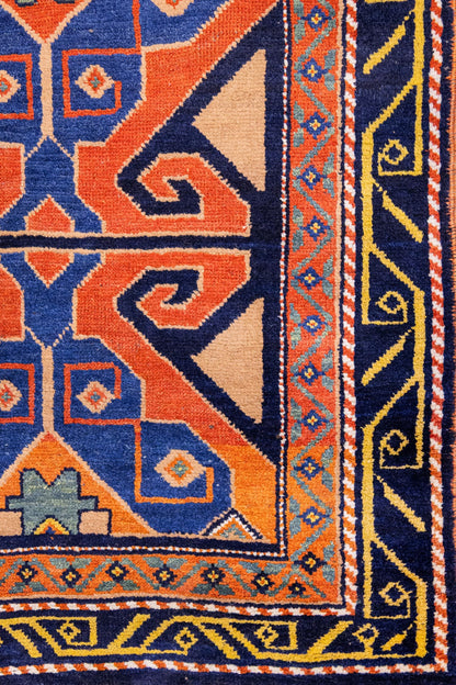 Antique Karabagh Handwoven Tribal Rug, J87346