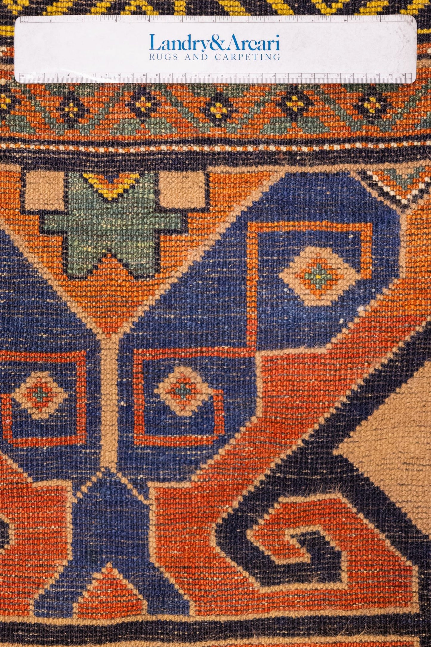 Antique Karabagh Handwoven Tribal Rug, J87346