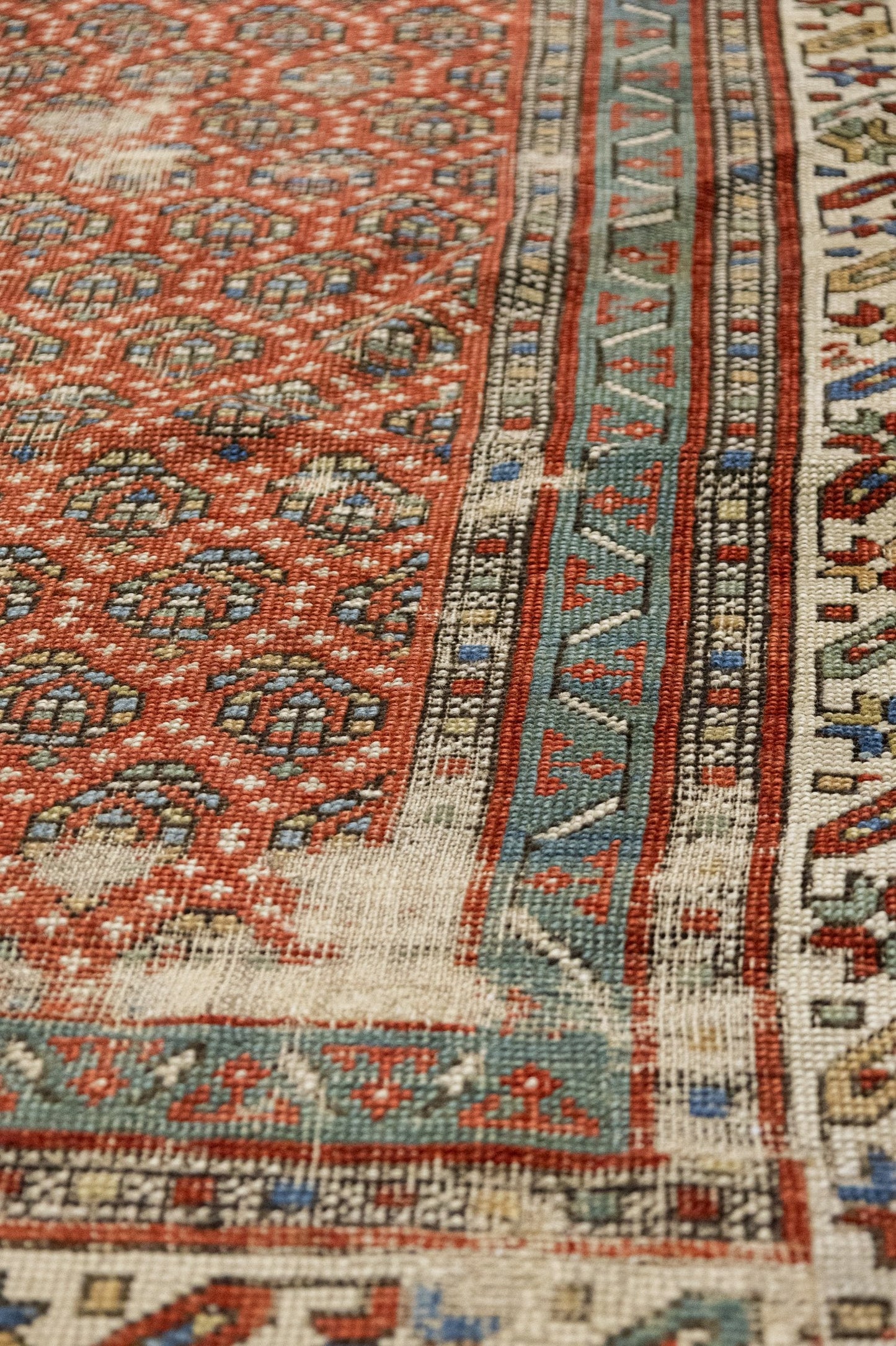 Vintage Karabagh Handwoven Tribal Rug, J88216