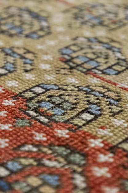 Vintage Karabagh Handwoven Tribal Rug, J88216