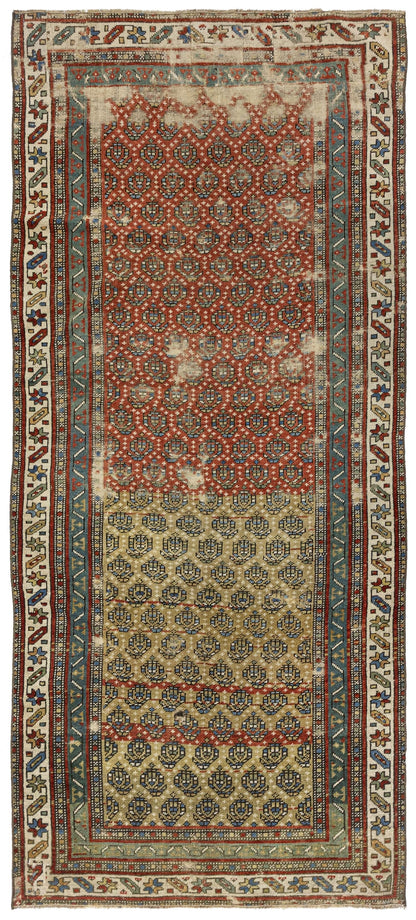 Vintage Karabagh Handwoven Tribal Rug