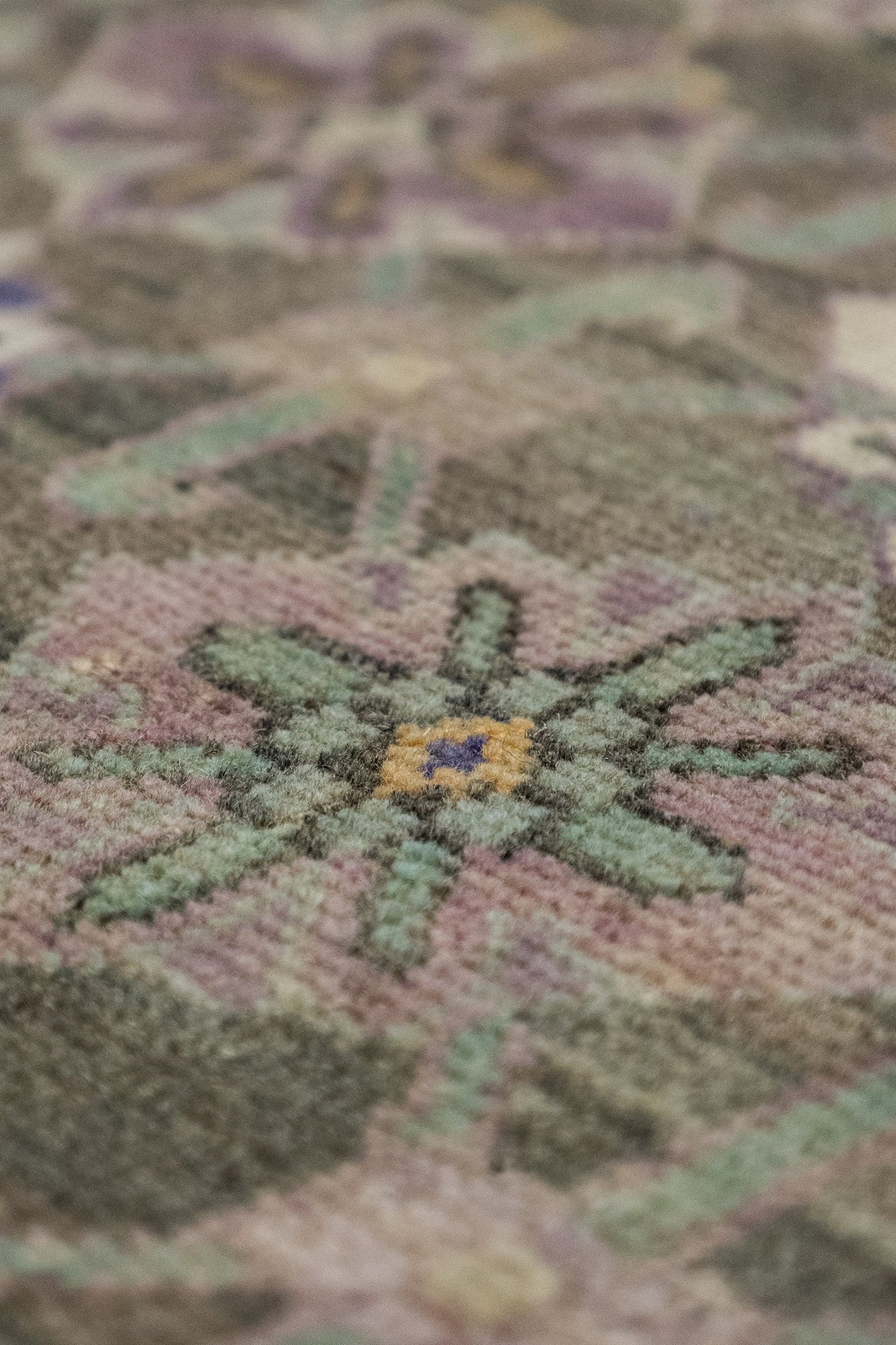 Vintage Karabagh Handwoven Tribal Rug, J88239