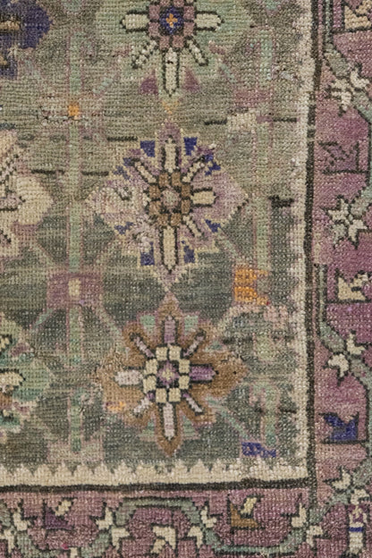 Vintage Karabagh Handwoven Tribal Rug, J88239