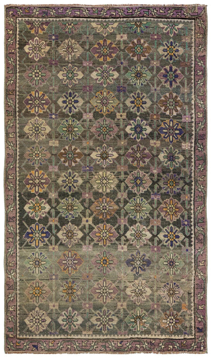 Vintage Karabagh Handwoven Tribal Rug