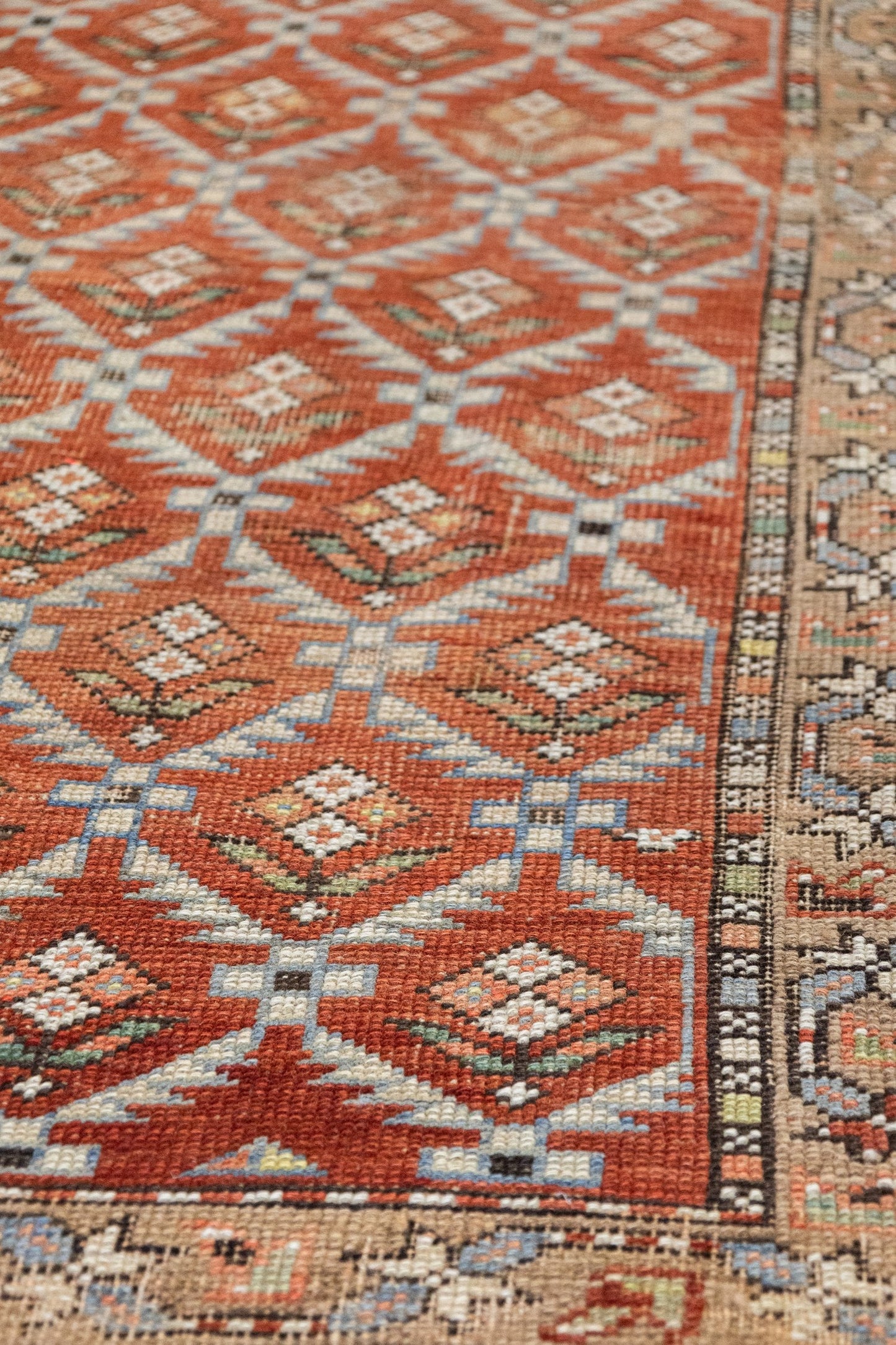 Vintage Karabagh Handwoven Tribal Rug, J89117