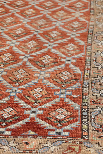 Vintage Karabagh Handwoven Tribal Rug, J89117