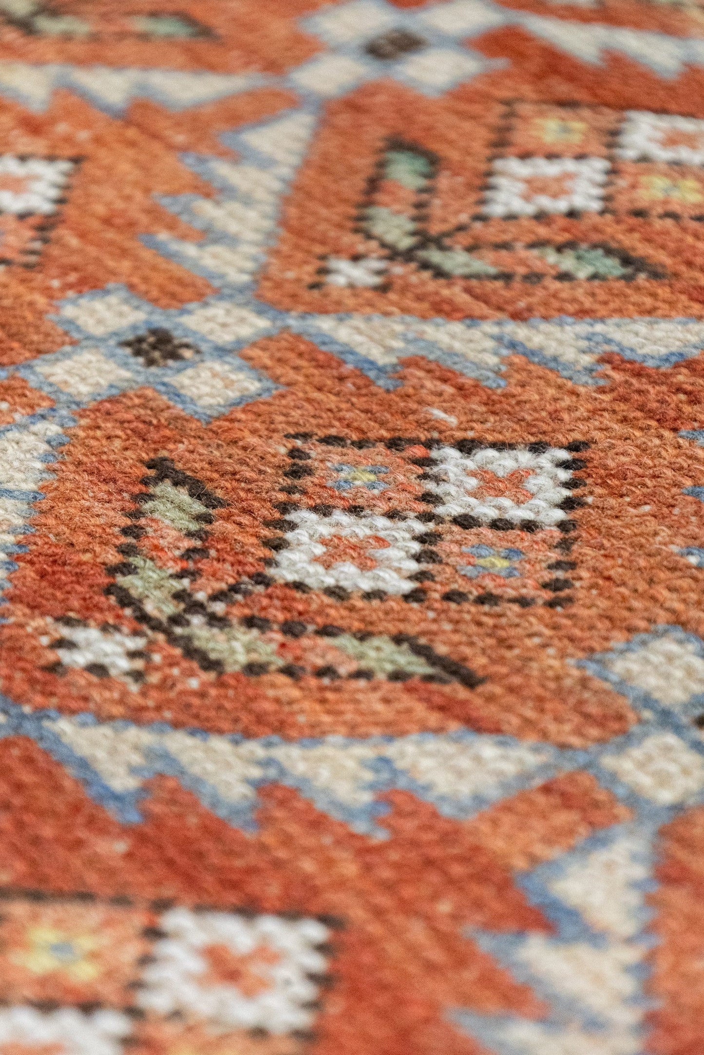 Vintage Karabagh Handwoven Tribal Rug, J89117