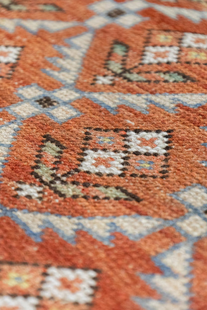 Vintage Karabagh Handwoven Tribal Rug, J89117