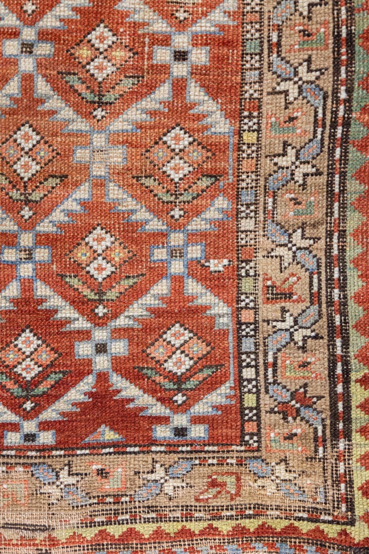 Vintage Karabagh Handwoven Tribal Rug, J89117