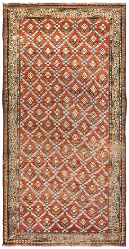 Vintage Karabagh Handwoven Tribal Rug