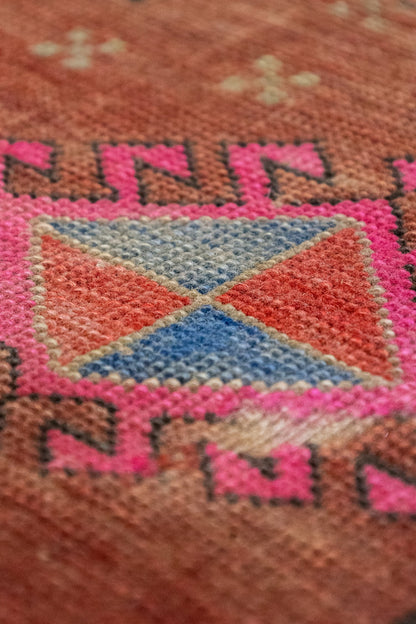 Vintage Karabagh Handwoven Tribal Rug, J89126
