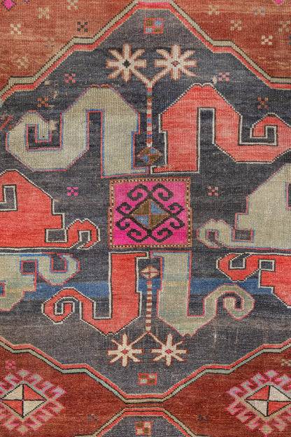 Vintage Karabagh Handwoven Tribal Rug, J89126