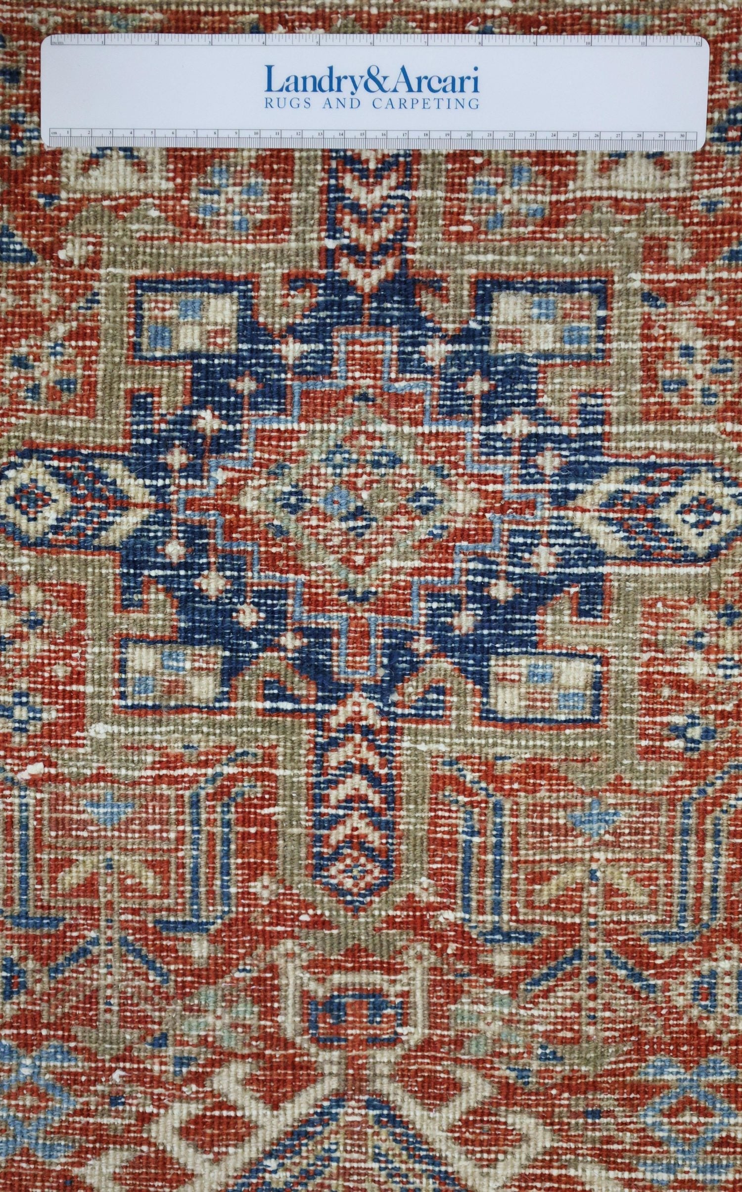 Vintage Karaja Handwoven Tribal Rug, J68401