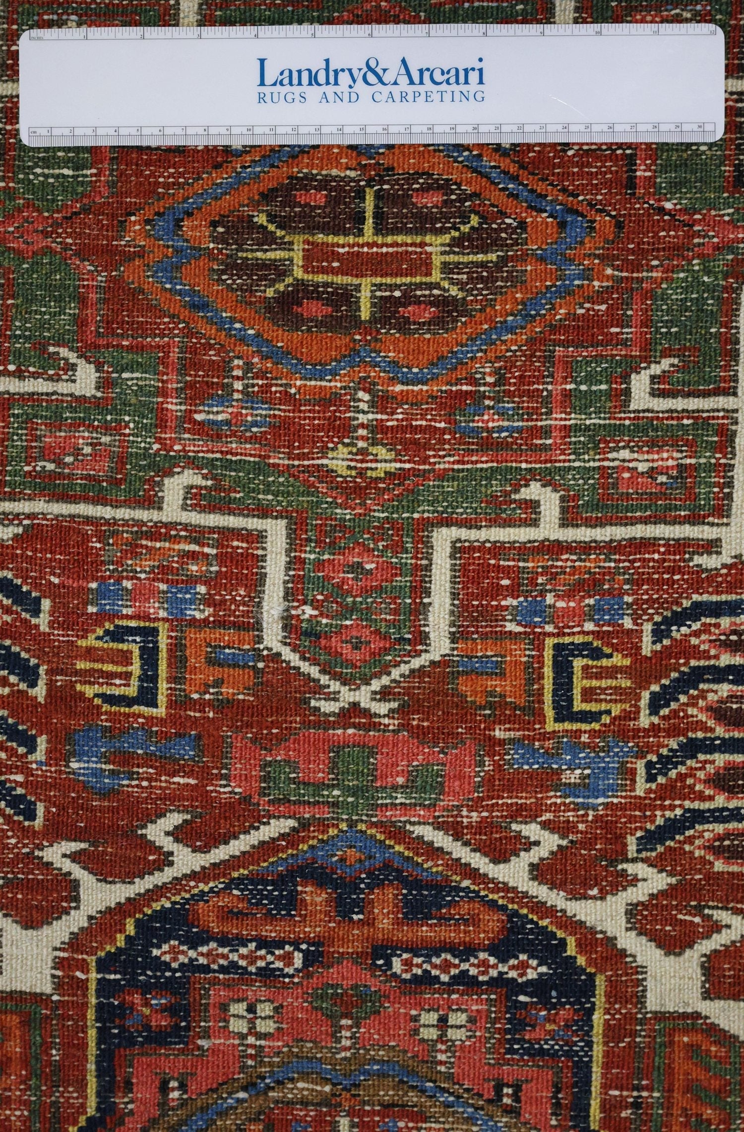 Vintage Karaja Handwoven Tribal Rug, J67493