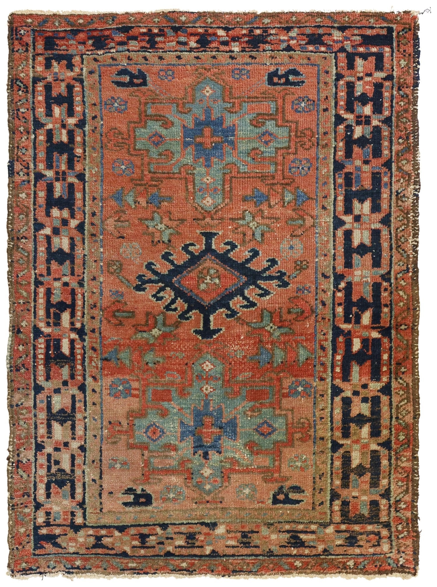 Vintage Karaja Handwoven Tribal Rug