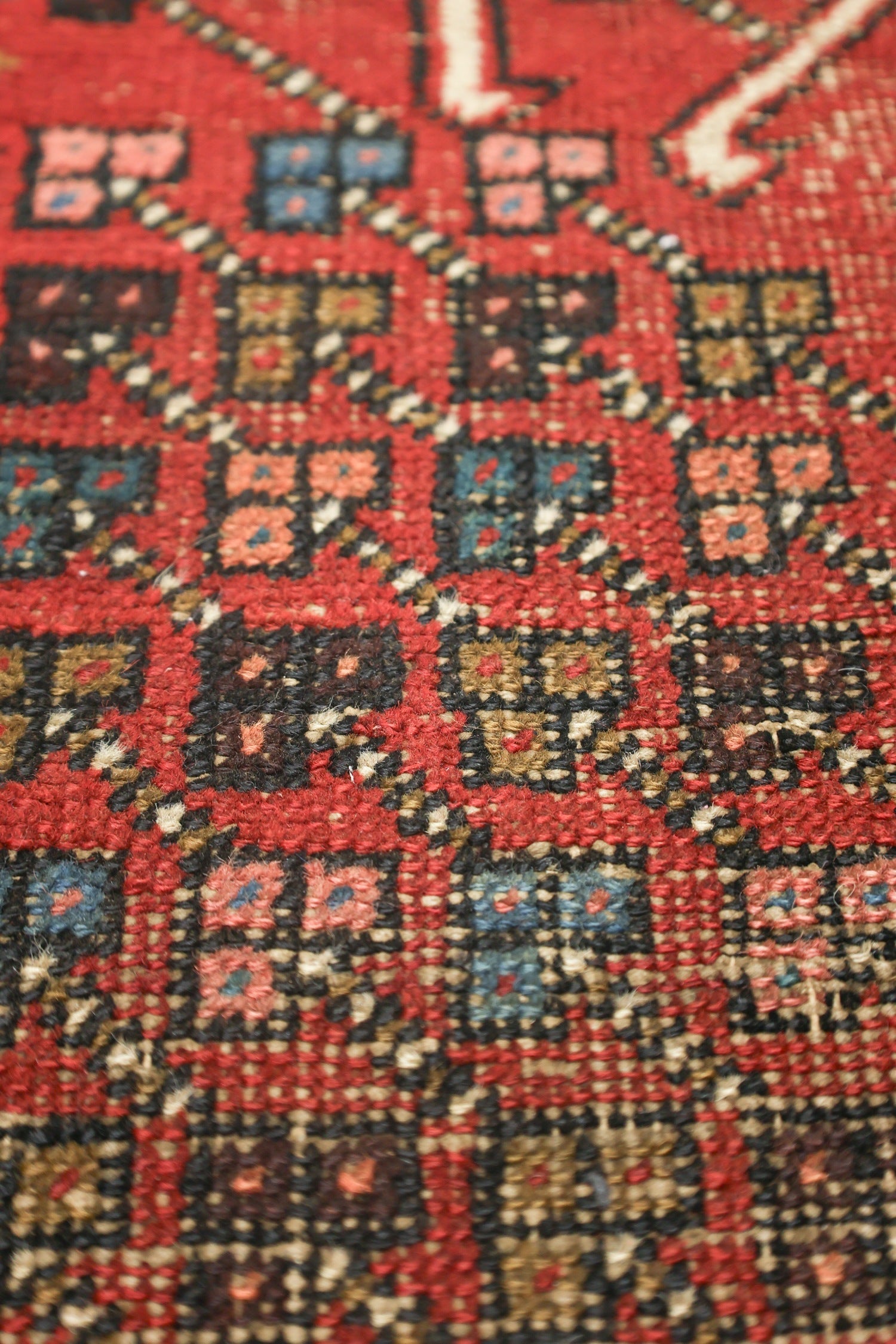 Vintage Karaja Handwoven Tribal Rug, J70669