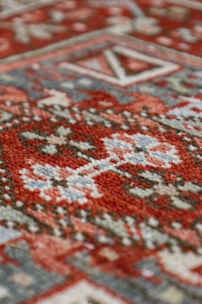 Vintage Karaja Handwoven Tribal Rug, J71269