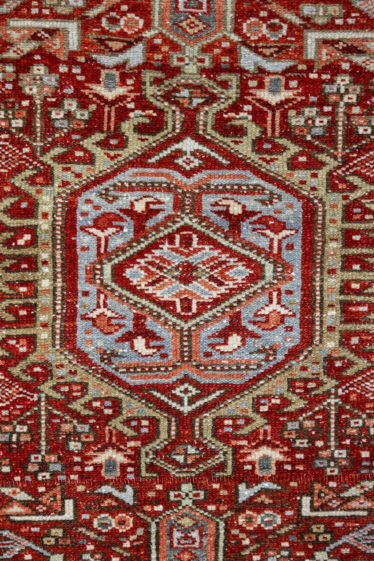 Vintage Karaja Handwoven Tribal Rug, J71269