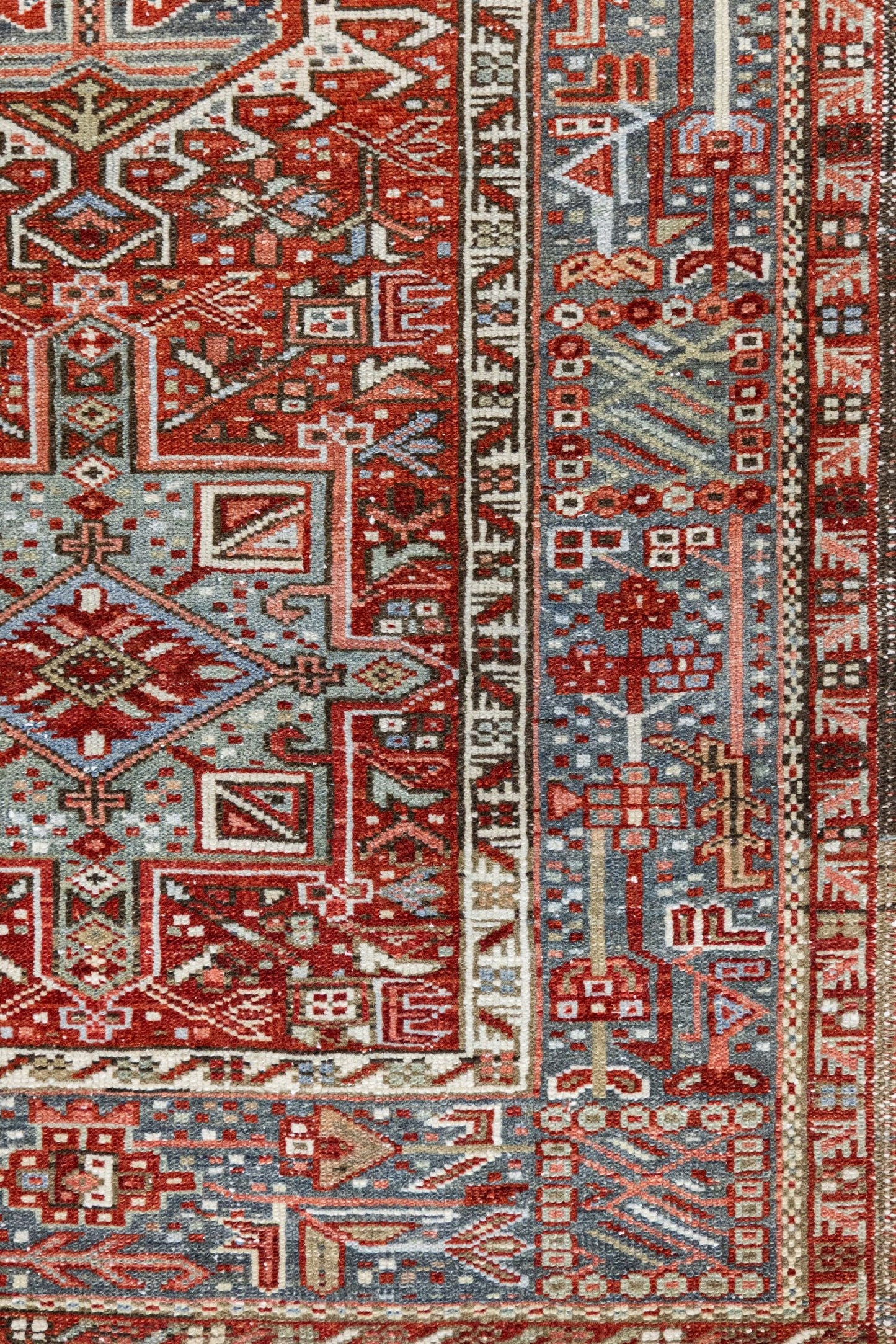 Vintage Karaja Handwoven Tribal Rug, J71269