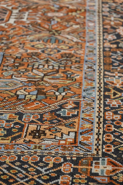 Vintage Karaja Handwoven Tribal Rug, J75319
