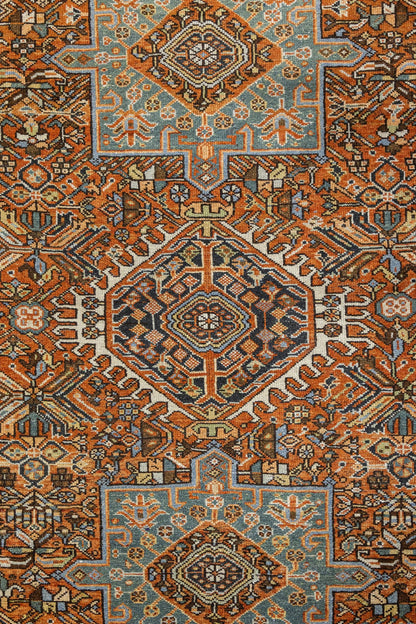 Vintage Karaja Handwoven Tribal Rug, J75319