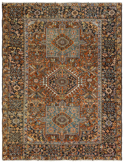 Vintage Karaja Handwoven Tribal Rug