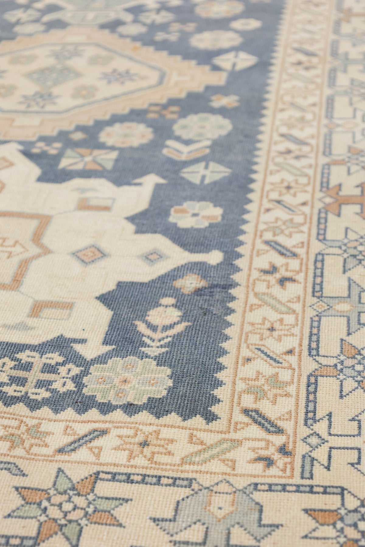 Vintage Karaja Handwoven Tribal Rug, J79400