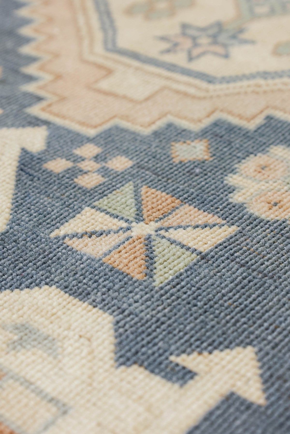 Vintage Karaja Handwoven Tribal Rug, J79400