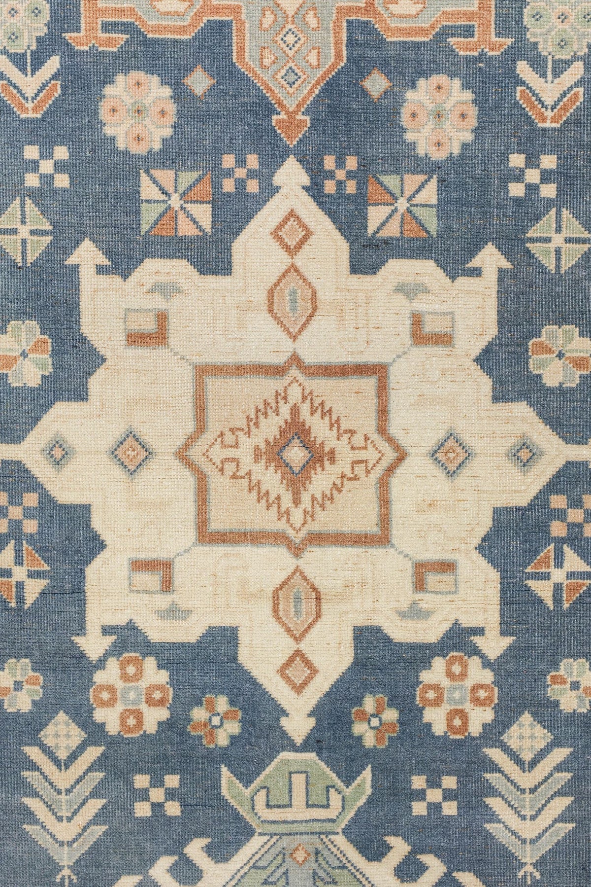 Vintage Karaja Handwoven Tribal Rug, J79400