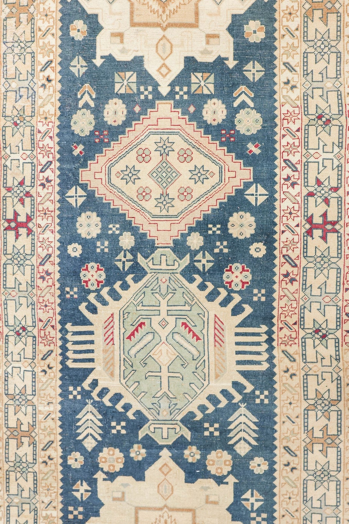 Vintage Karaja Handwoven Tribal Rug, J79400