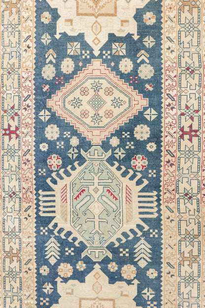 Vintage Karaja Handwoven Tribal Rug, J79400