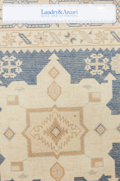 Vintage Karaja Handwoven Tribal Rug, J79400